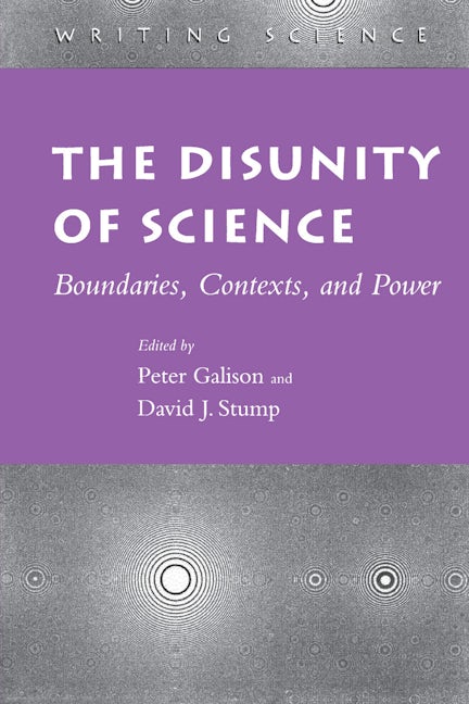 Book cover image for The Disunity of Science ISBN: 9780804725620